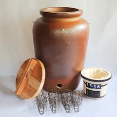 壺・木蓋・芋ホルダー・七輪の一式セット