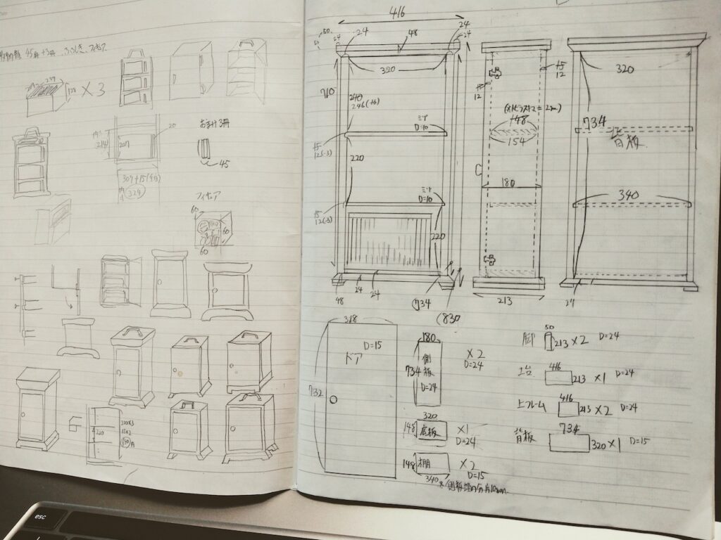 どこでもドアの本棚 – 西小山DIY研究所